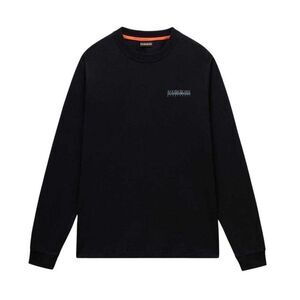 Napapijri Mens Cotton Jersey T-Shirt / Black Beauty
